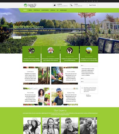 landscaping joomla template