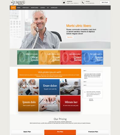 joomla corporate template