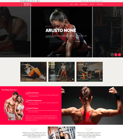 Sports Joomla Template