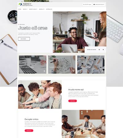 Corporate business Joomla Template