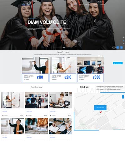 LMS Joomla Template