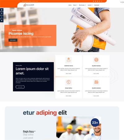 Construction Joomla Template